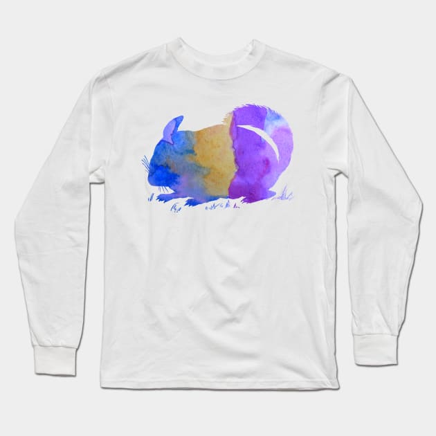 Chinchilla Long Sleeve T-Shirt by BittenByErmines